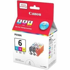 Cartucho de tinta original Canon BCI-6 para inyección de tinta - Paquete económico - Cya