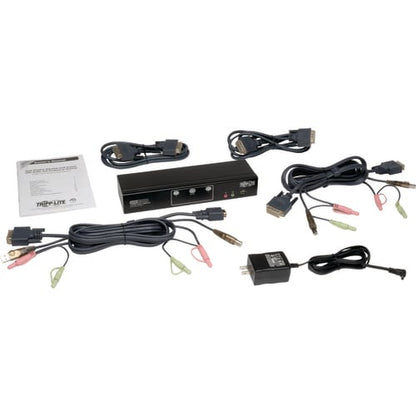 KIT KVM DVI DOBLE DE 2 PUNTOS