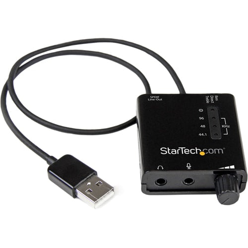 EXTERNAL USB 24BIT STEREO AUDIO EXT SOUND CARD W/ SPDIF DIGITAL AUD
