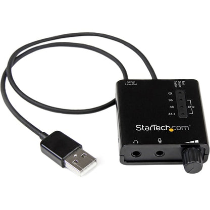 EXTERNAL USB 24BIT STEREO AUDIO EXT SOUND CARD W/ SPDIF DIGITAL AUD