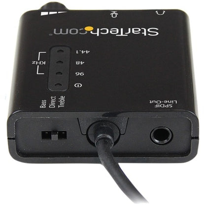 EXTERNAL USB 24BIT STEREO AUDIO EXT SOUND CARD W/ SPDIF DIGITAL AUD