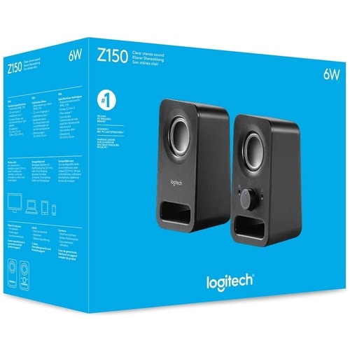Logitech Multimedia Speakers Z150 with Clear Stere