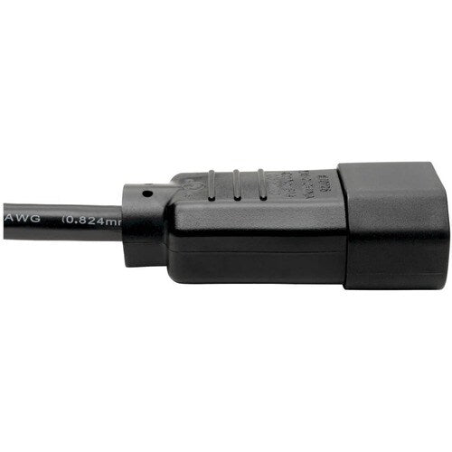 Câble d'extension d'alimentation pour ordinateur Tripp Lite 30 cm C14 vers C13 10 A 18 AW