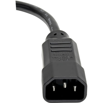 Câble d'extension d'alimentation pour ordinateur Tripp Lite 30 cm C14 vers C13 10 A 18 AW