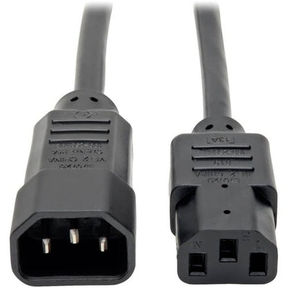 Tripp Lite 2ft Computer Power Cord Extension Cable C14 to C13 13A 16AW