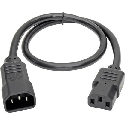 Tripp Lite 2ft Computer Power Cord Extension Cable C14 to C13 13A 16AW