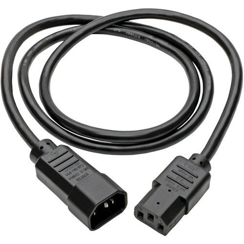 Câble d'extension d'alimentation pour ordinateur Tripp Lite 90 cm C14 vers C13 10 A 18 AW