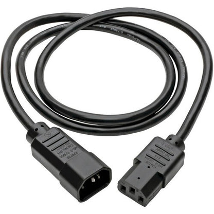 Câble d'extension d'alimentation pour ordinateur Tripp Lite 90 cm C14 vers C13 10 A 18 AW
