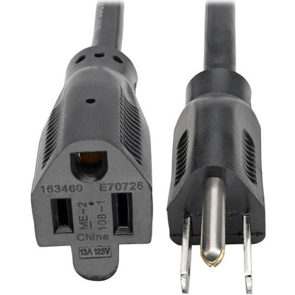 Tripp Lite 1ft Power Cord Extension Cable 5-15P to 5-15R 13A 16AWG 1' - For Surge Protecto