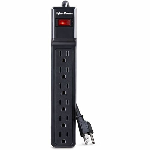 Cyber Power CyberPower CSB604 Essential 6-Outlets Surge Suppressor wit