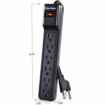 Cyber Power CyberPower Essential Surge CSB606 6-Outlets Surge Suppress