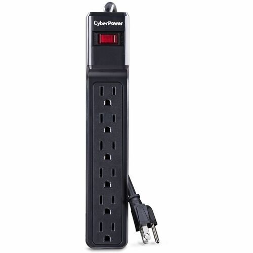 Cyber Power CyberPower CSB6012 Essential 6-Outlets Surge Suppressor wi