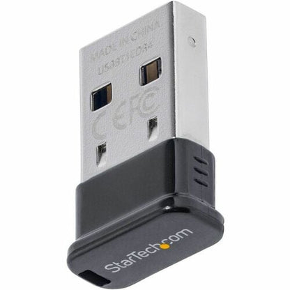 Adaptador mini USB Bluetooth 4.0 de StarTech.com - Dongle inalámbrico EDR Clase 1 de 50 m (165 pies)