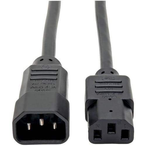 Câble d'extension d'alimentation pour ordinateur Tripp Lite 1,2 m C14 vers C13 13 A 16 AW