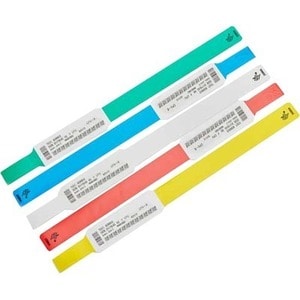Zebra Z-Band UltraSoft Thermal Label - 3/4\" (19.05 mm) Width x 11\" (279.40 mm)