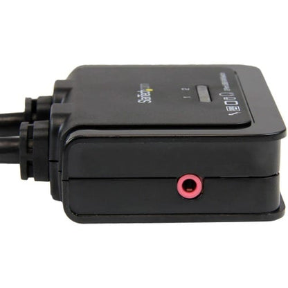 CONMUTADOR KVM CON CABLE HDMI USB DE 2 PUERTOS CON INTERRUPTOR REMOTO DE AUDIO ALIMENTADO POR USB