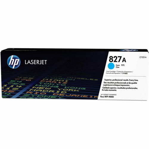 Cartouche de toner laser HP 827A (CF301A) d'origine à rendement standard