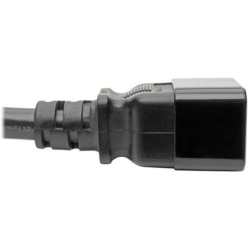 Câble d'extension de cordon d'alimentation Tripp Lite 2 pi C19 à C20 robuste 20 A 12 AWG 2 pi 6