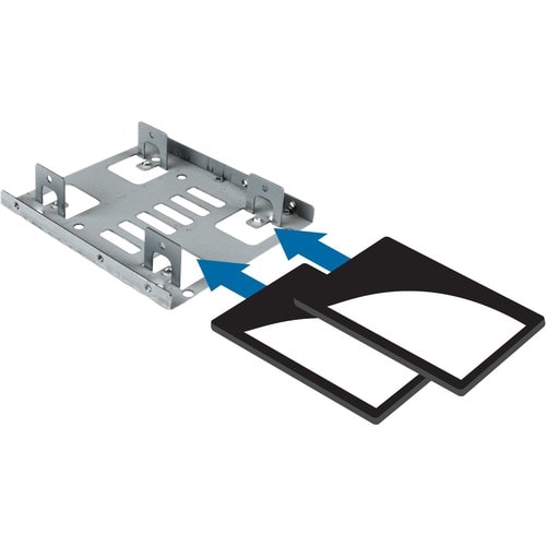 StarTech.com Dual 2.5\" to 3.5\" HDD Bracket for SATA Hard Drives - 2