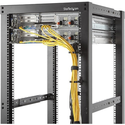 StarTech.com Crochet en D pour gestion des câbles de rack de serveur vertical 1U - 4,6 x 9,9 cm (4