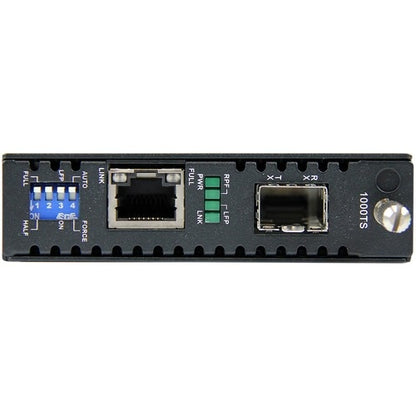 Convertidor de medios de fibra Gigabit Ethernet de StarTech.com con ranura SFP abierta