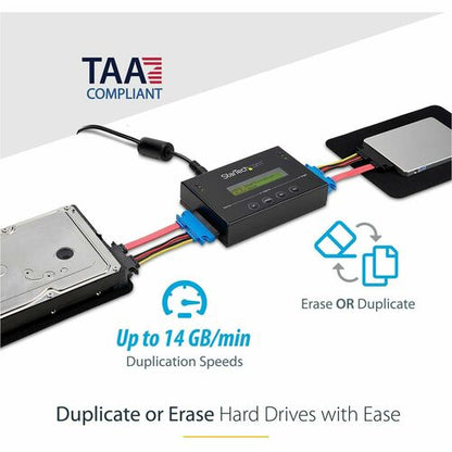 2.5/3.5IN SATA HARD DRIVE STANDALONE DUPLICATOR AND ERASER