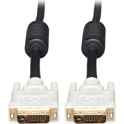 Cable de monitor digital TMDS de enlace dual DVI de 1 pie de Tripp Lite DVI-D M/M 1' - 1 pie (0,30 m) DVI V