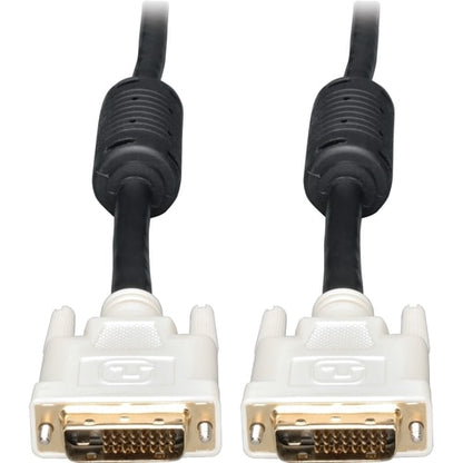 Cable de monitor digital TMDS de enlace dual DVI de 1 pie de Tripp Lite DVI-D M/M 1' - 1 pie (0,30 m) DVI V