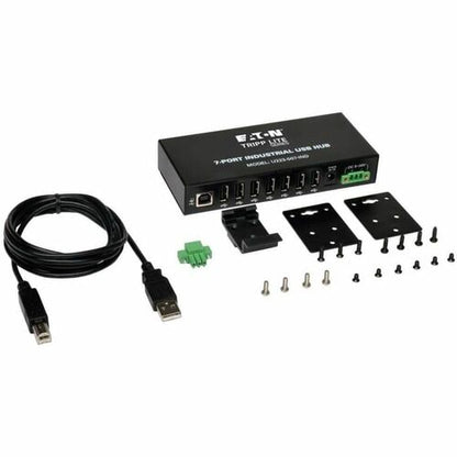Tripp Lite by Eaton 7-Port Industrial USB 2.0 Hub with 15kV ESD Immunity - USB