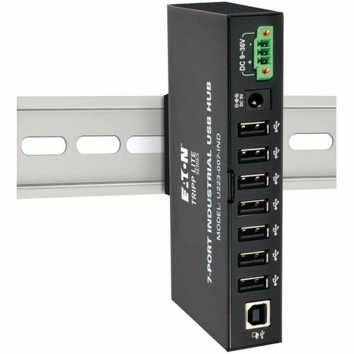 Tripp Lite by Eaton 7-Port Industrial USB 2.0 Hub with 15kV ESD Immunity - USB