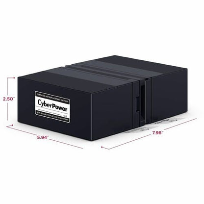 Cartucho de batería de repuesto para SAI CyberPower RB1280X2B de 12 V