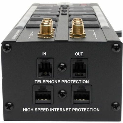 Tripp Lite Home Theater Isobar Surge Protector 10 Outlet RJ11 RJ45 Coa