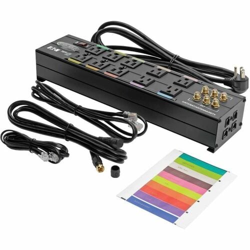 Tripp Lite Home Theater Isobar Surge Protector 10 Outlet RJ11 RJ45 Coa