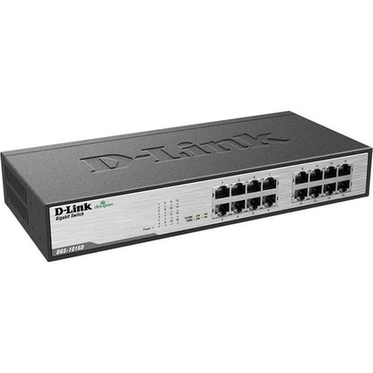 CONMUTADOR DE MONTAJE EN RACK NO ADMINISTRADO DE 16 PUERTOS GIGABIT