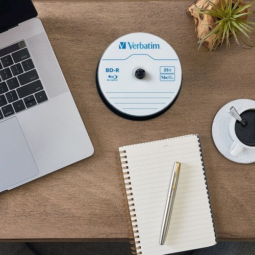 Verbatim BD-R 25 Go 6X avec surface de marque - Broche de 50 paquets -