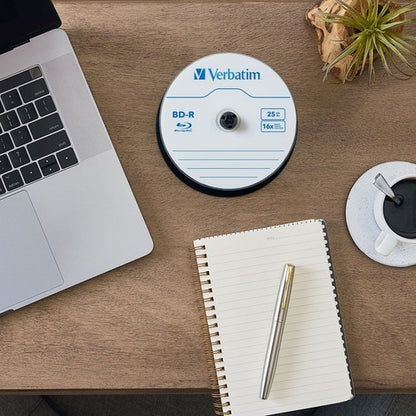 Verbatim BD-R 25 Go 6X avec surface de marque - Broche de 50 paquets -