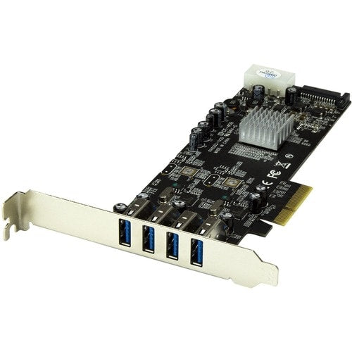 ADAPTADOR DE TARJETA PCIE SUPERSPEED USB 3.0 DE 4 PUERTOS CON UASP