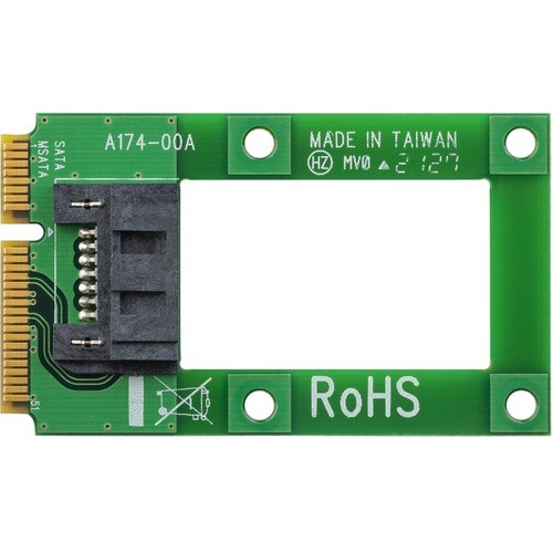 StarTech.com Adaptador mSATA a SATA HDD/SSD - Tarjeta Convertidora Mini SATA a SATA