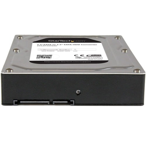Boîtier adaptateur en aluminium pour disque dur SATA 2,5" vers 3,5" StarTech.com
