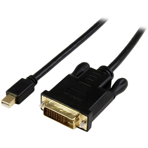StarTech.com 6ft Mini DisplayPort to DVI Cable, Active Mini DP to DVI-D Adapter/Converter