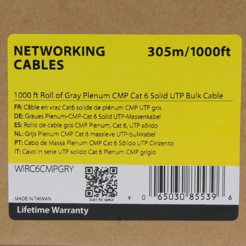 StarTech.com Bulk Cat 6 Ethernet Cable