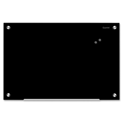 INFINITY MAGNETIC GLASS BOARD BLACK 18IN X 24IN