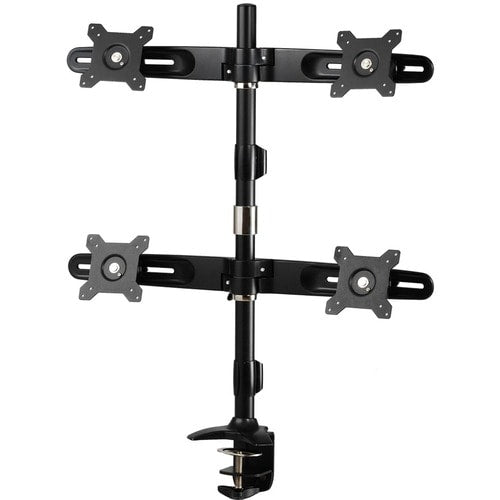 Support de moniteur quadruple à pince Amer Mounts pour quatre écrans de 15 pouces