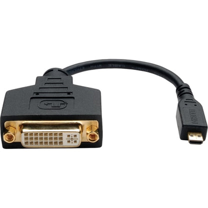 Tripp Lite 6in Micro HDMI to DVI-D Adapter Converter HDMI Male Type D to DVI-D Female 6\"