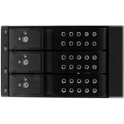 3BAY ALUMINUM TRAYLESS HOT SWAP MOB RACK BACKPLANE F/ 3.5IN SAS II