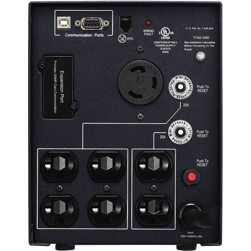 Cyber ​​Power CyberPower Smart App Sinewave PR3000LCDSL 3000 VA Onde sinusoïdale pure