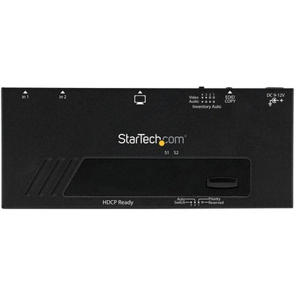 Commutateur HDMI 2 ports StarTech.com avec commutation automatique et prioritaire