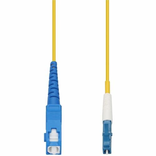 AddOn 10m SMF 9/125 Simplex SC/LC OS1 Yellow OFNR (Riser Rated) Patch Cable
