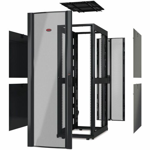 APC by Schneider Electric NetShelter SX Rack Cabinet - For Server, Equ