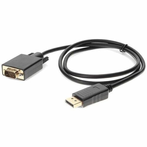 AddOn 3ft (1M) Displayport to VGA Black Adapter